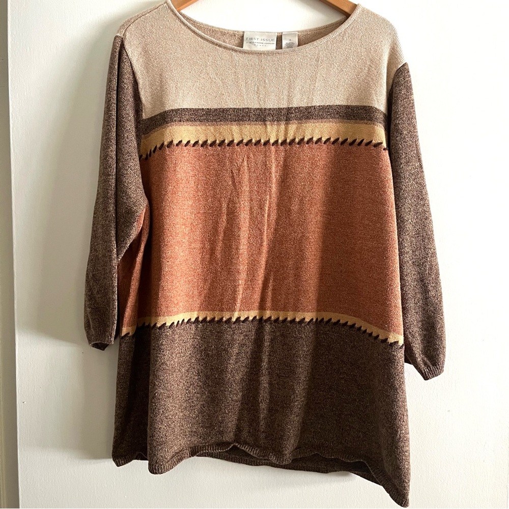 First Issue by Liz Claiborne Cozy 50% Cotton Fall Sweater